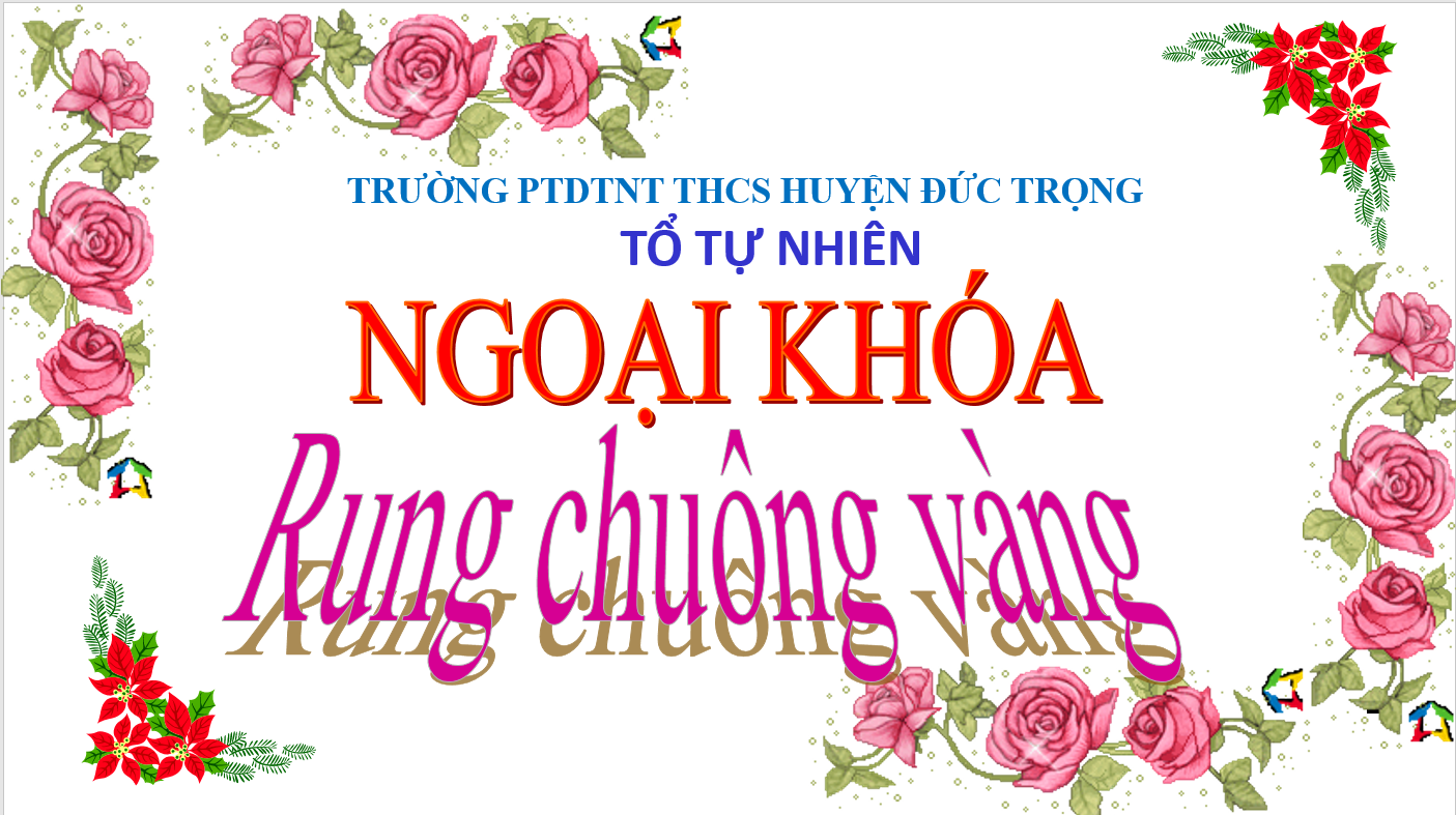 Hình Rung chuông vàng